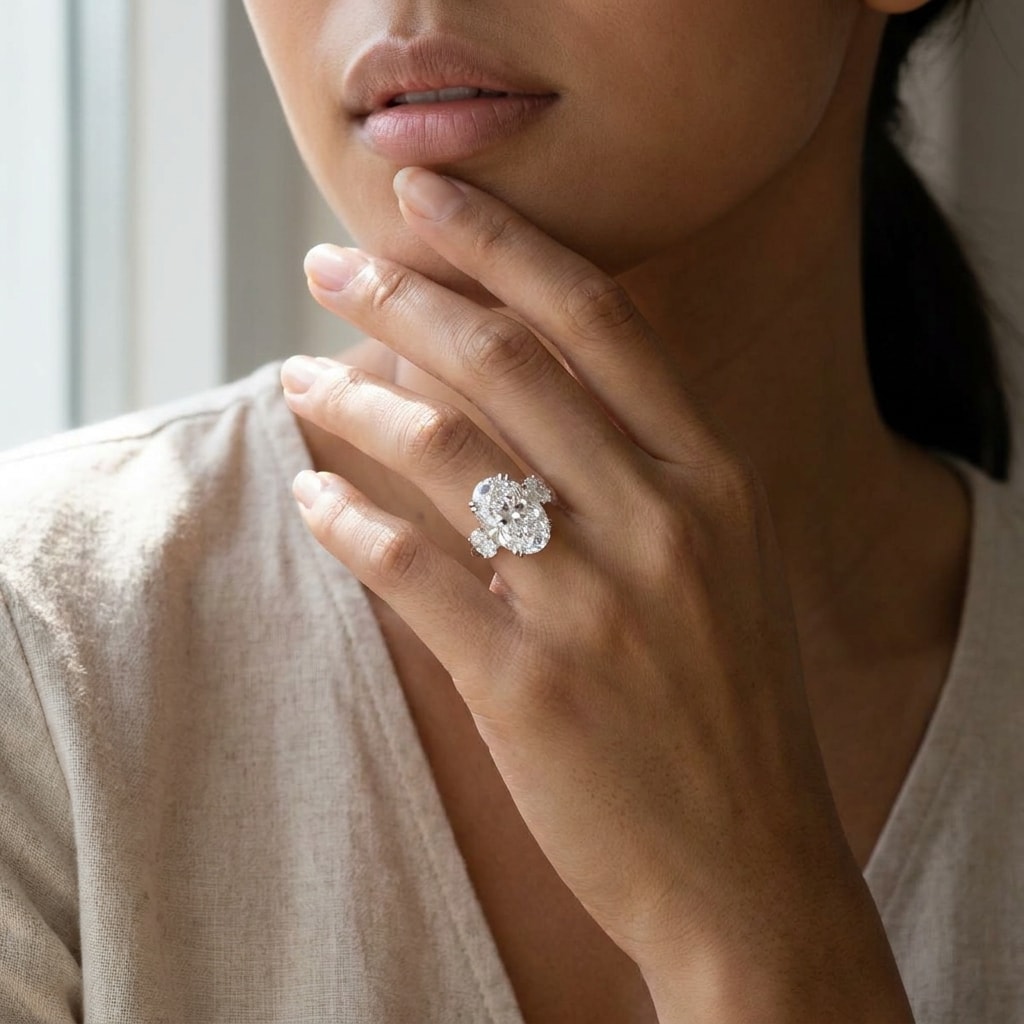 Ronaldo Engagement Ring - alternate view