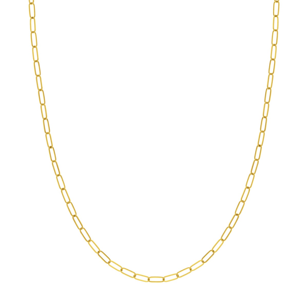 Thick Paper Clip Gold Chain