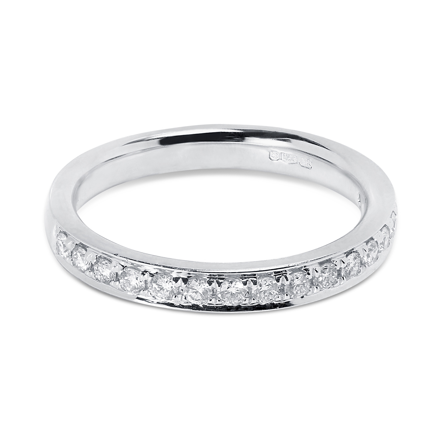 Buy 2.40mm Pave Setting Full Eternity Diamond Ring Online US - Diamonds  Factory