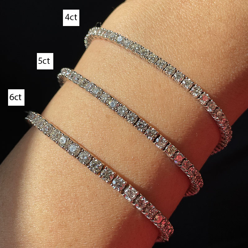 The 5 Carat Diamond Tennis Bracelet – Noémie