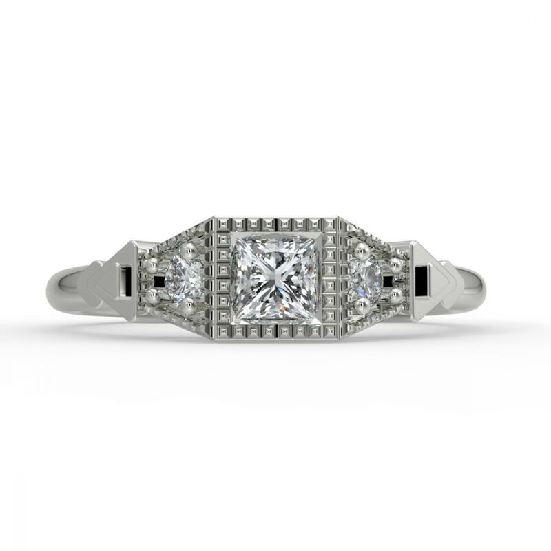 Brooklyn Solitaire Engagement Ring (setting only) - Soha Diamond Co.™