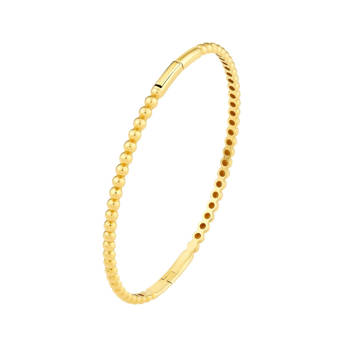 Beaded Gold Bangle