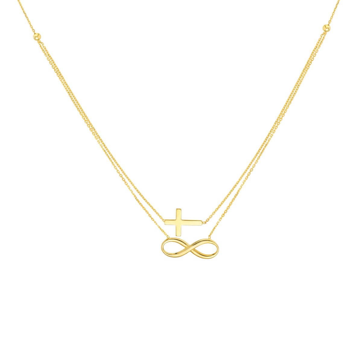 Eternal Cross & Infinity Necklace