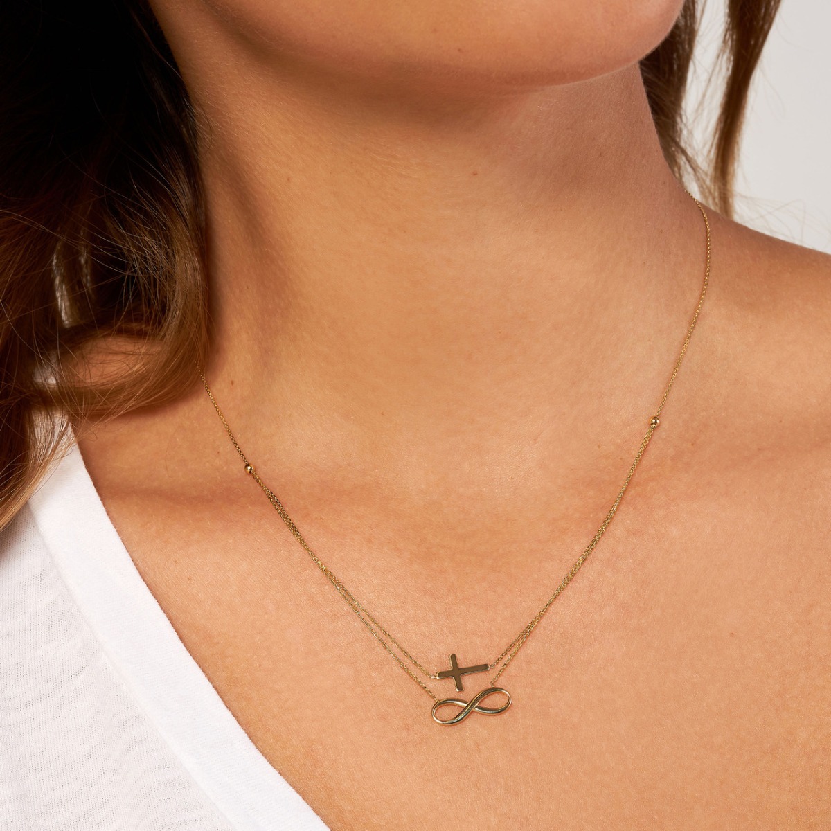 Eternal Cross & Infinity Necklace