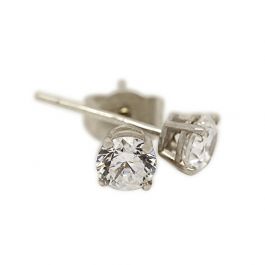 18kt White Gold Diamond Earrings | Rêve Diamonds