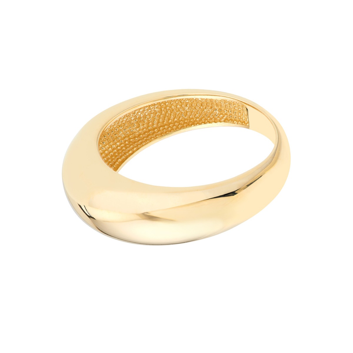 Slim Domed Gold Ring