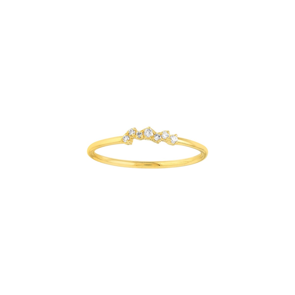 Starlight Diamond Gold Ring