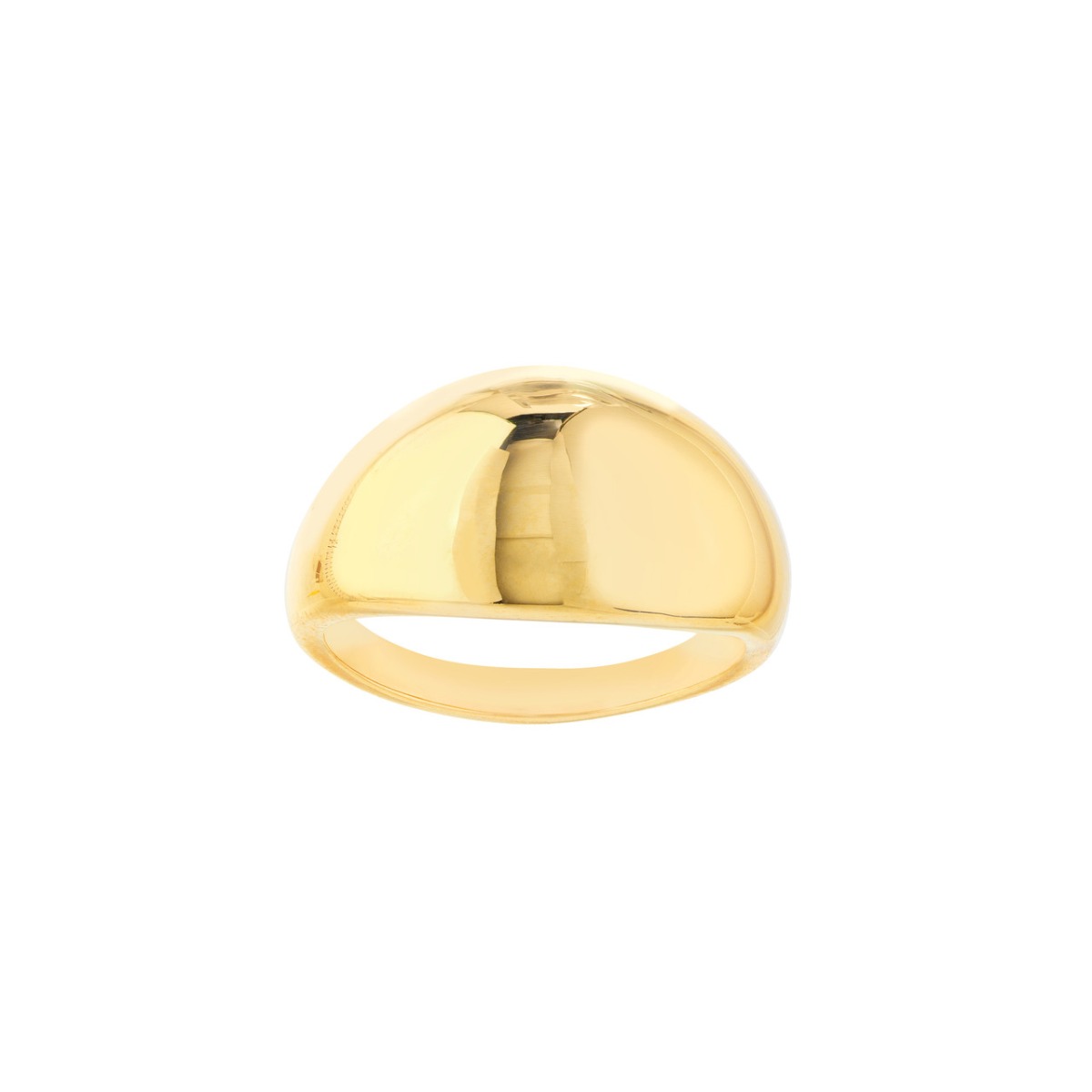 Bold Domed Gold Ring