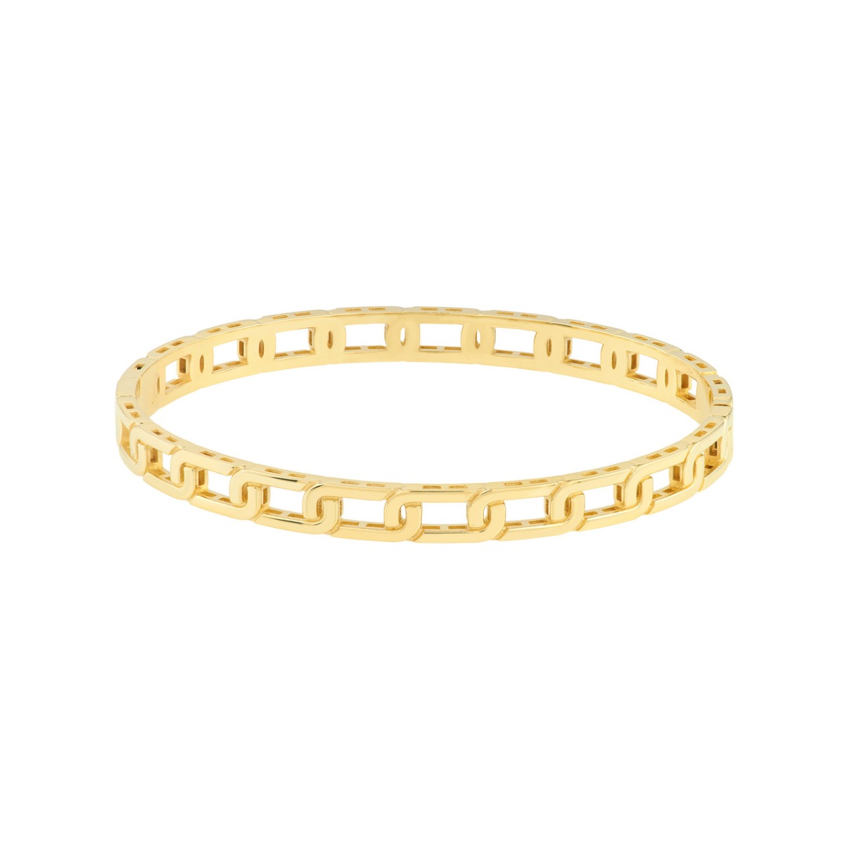 Link Gold Bangle