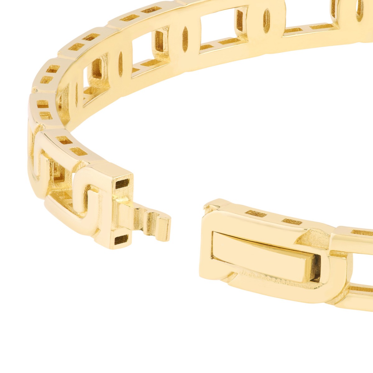 Link Gold Bangle