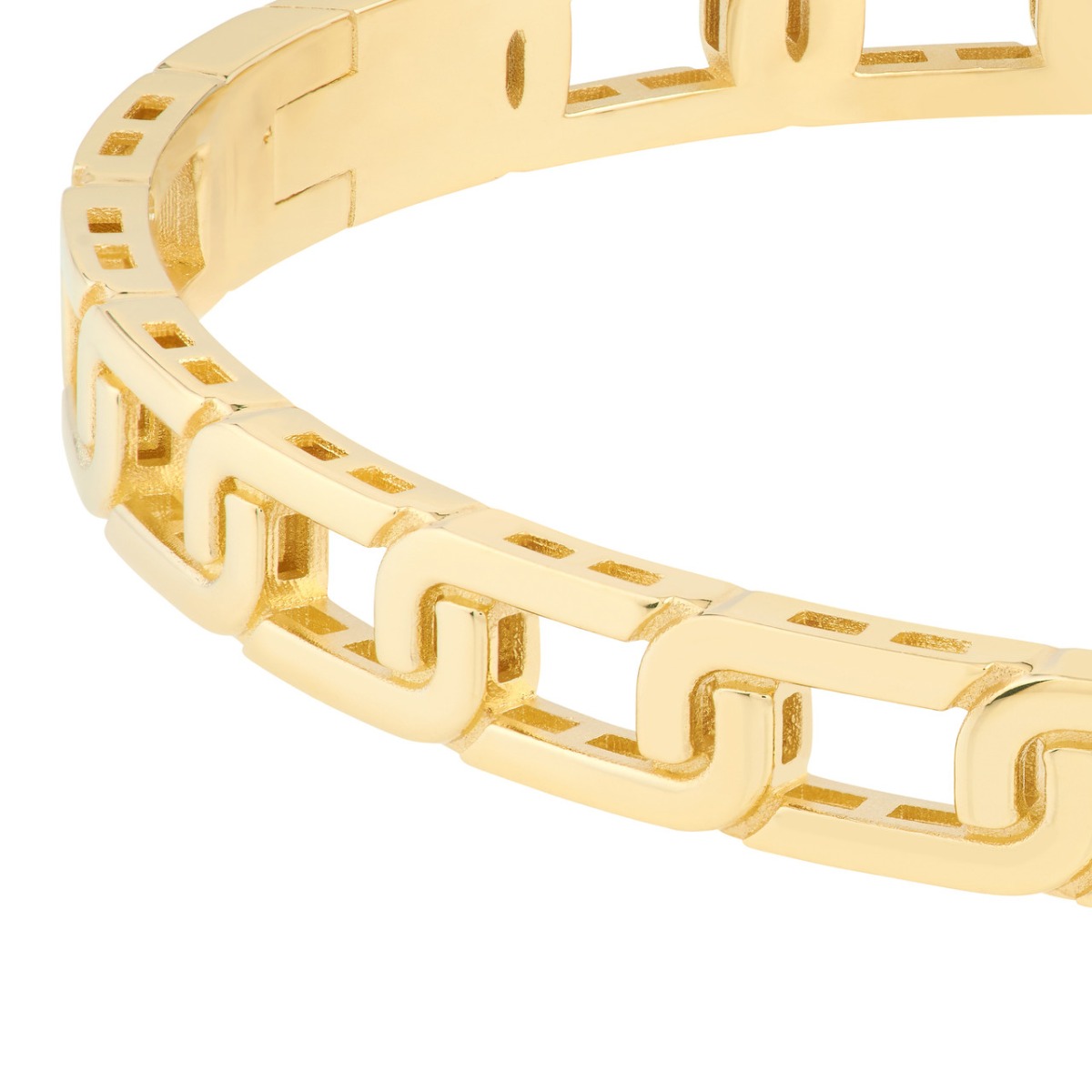 Link Gold Bangle