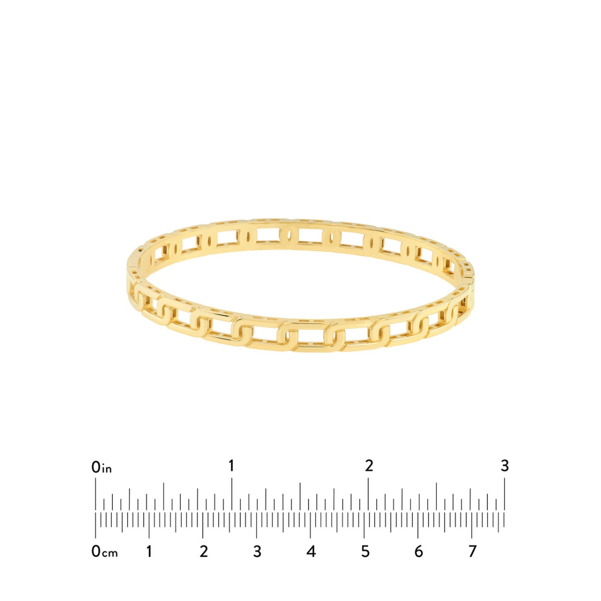 Link Gold Bangle