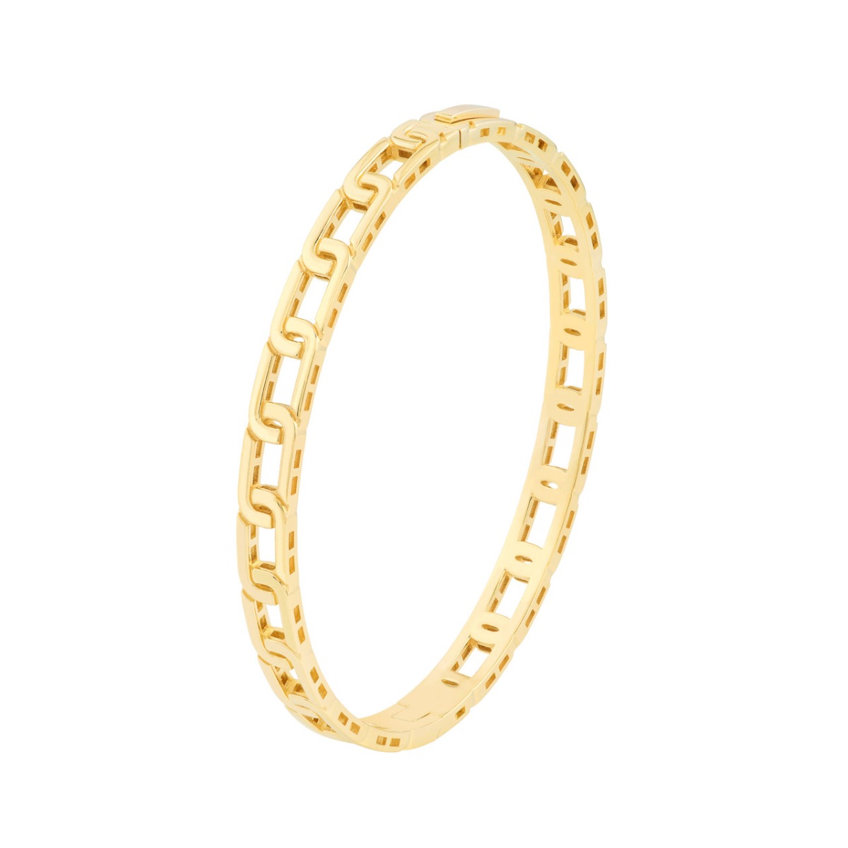 Link Gold Bangle