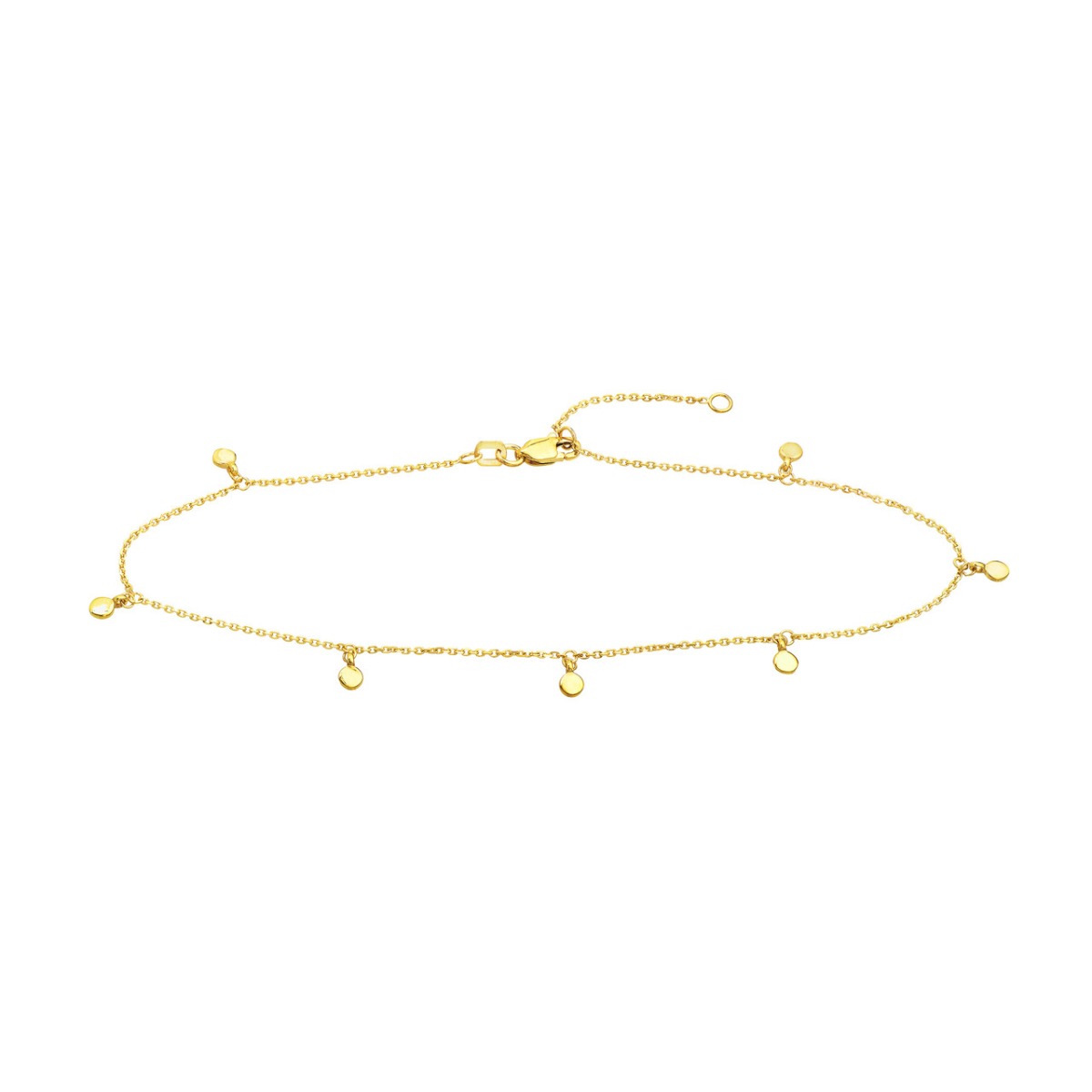 Glimmering Gold Anklet