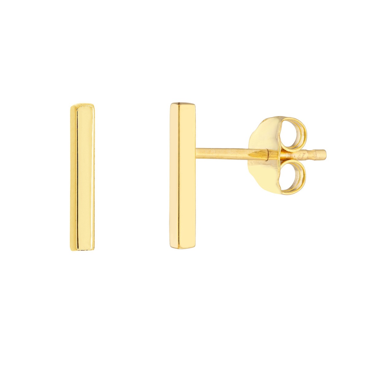 Essential Bar Gold Studs