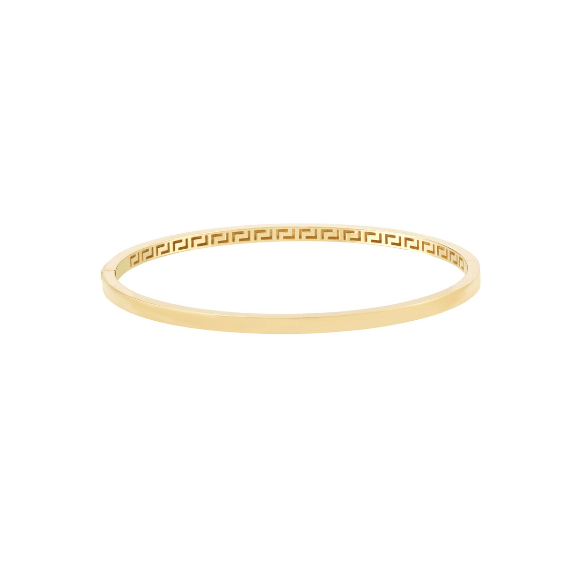 Square Edge Gold Bangle