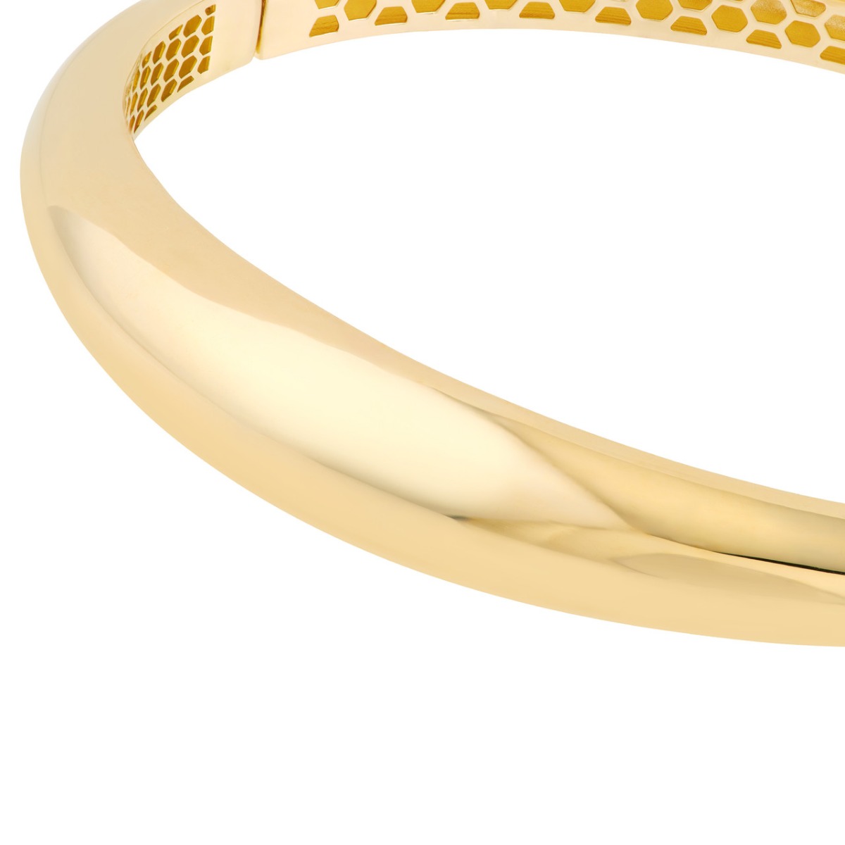 Polished Dome Gold Bangle