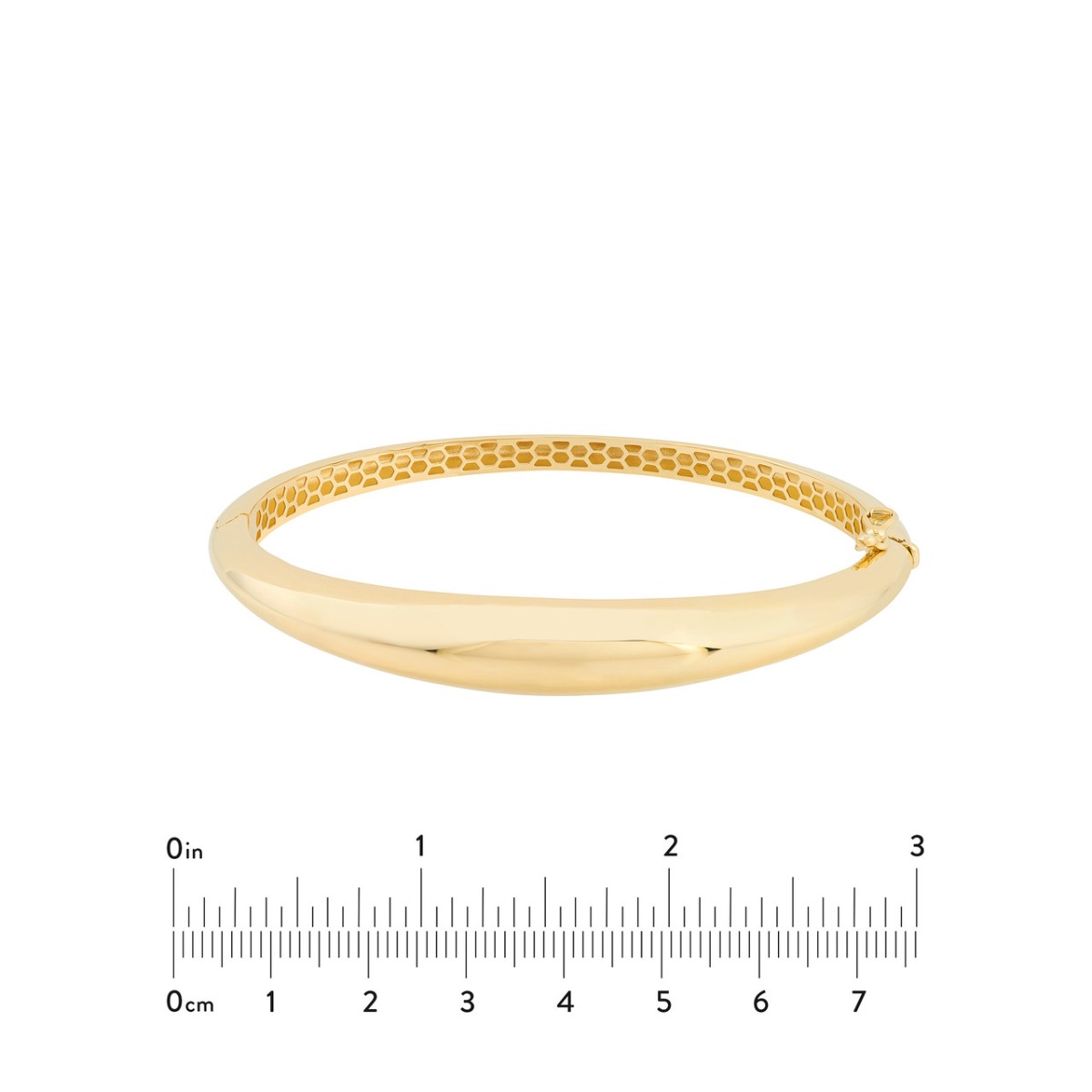 Polished Dome Gold Bangle