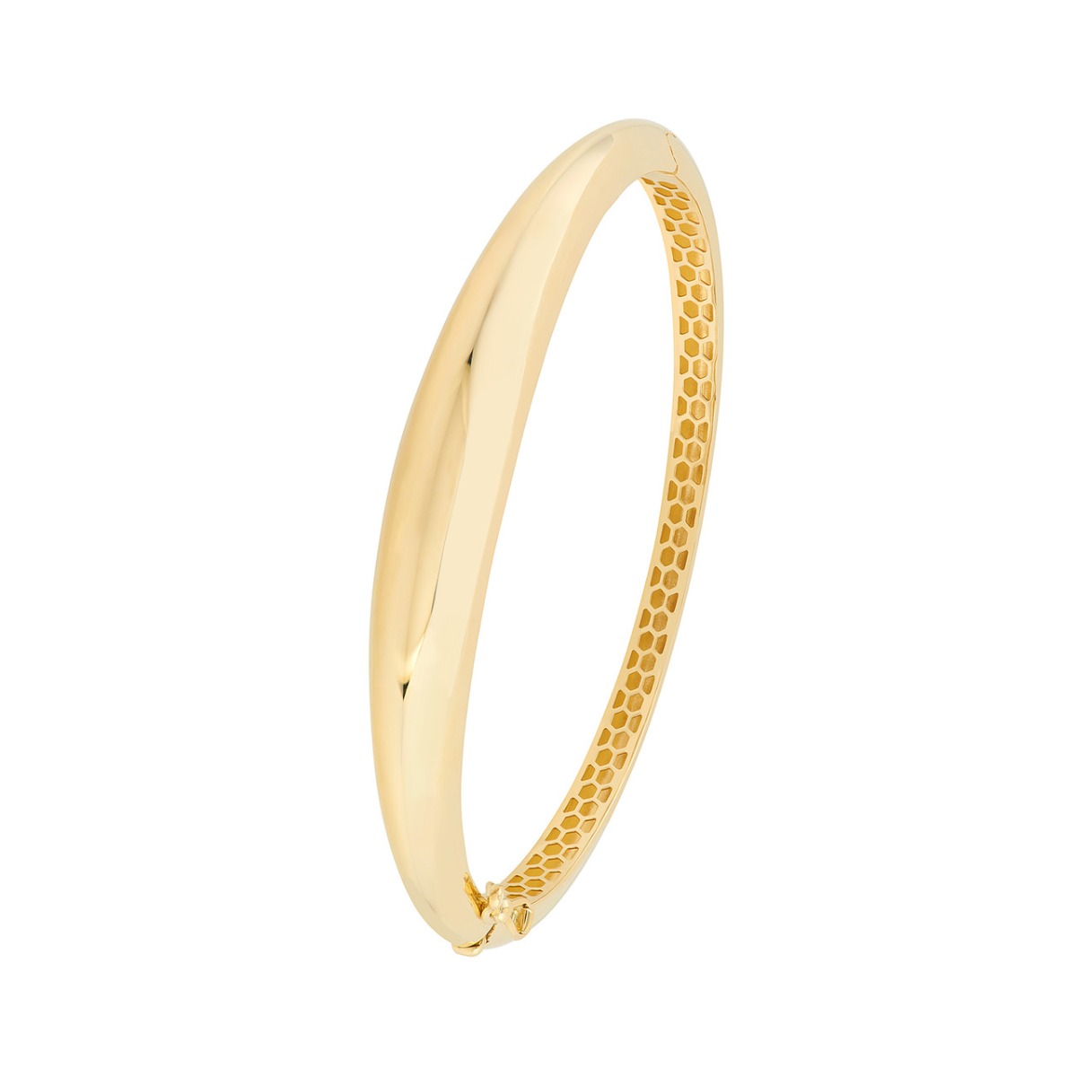 Polished Dome Gold Bangle