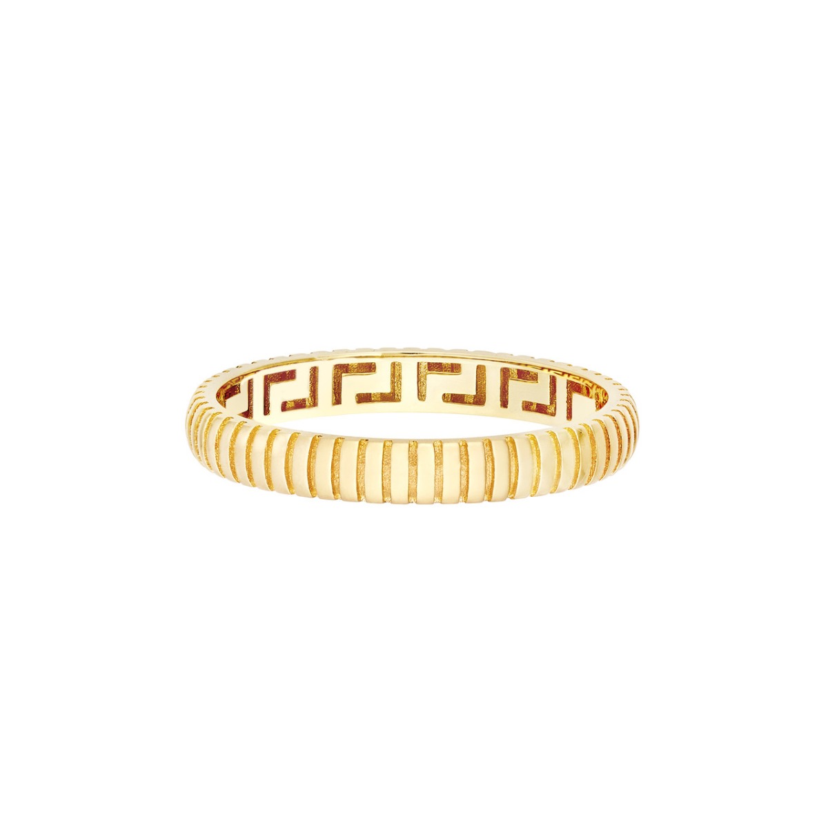 Snake Pattern Gold Band