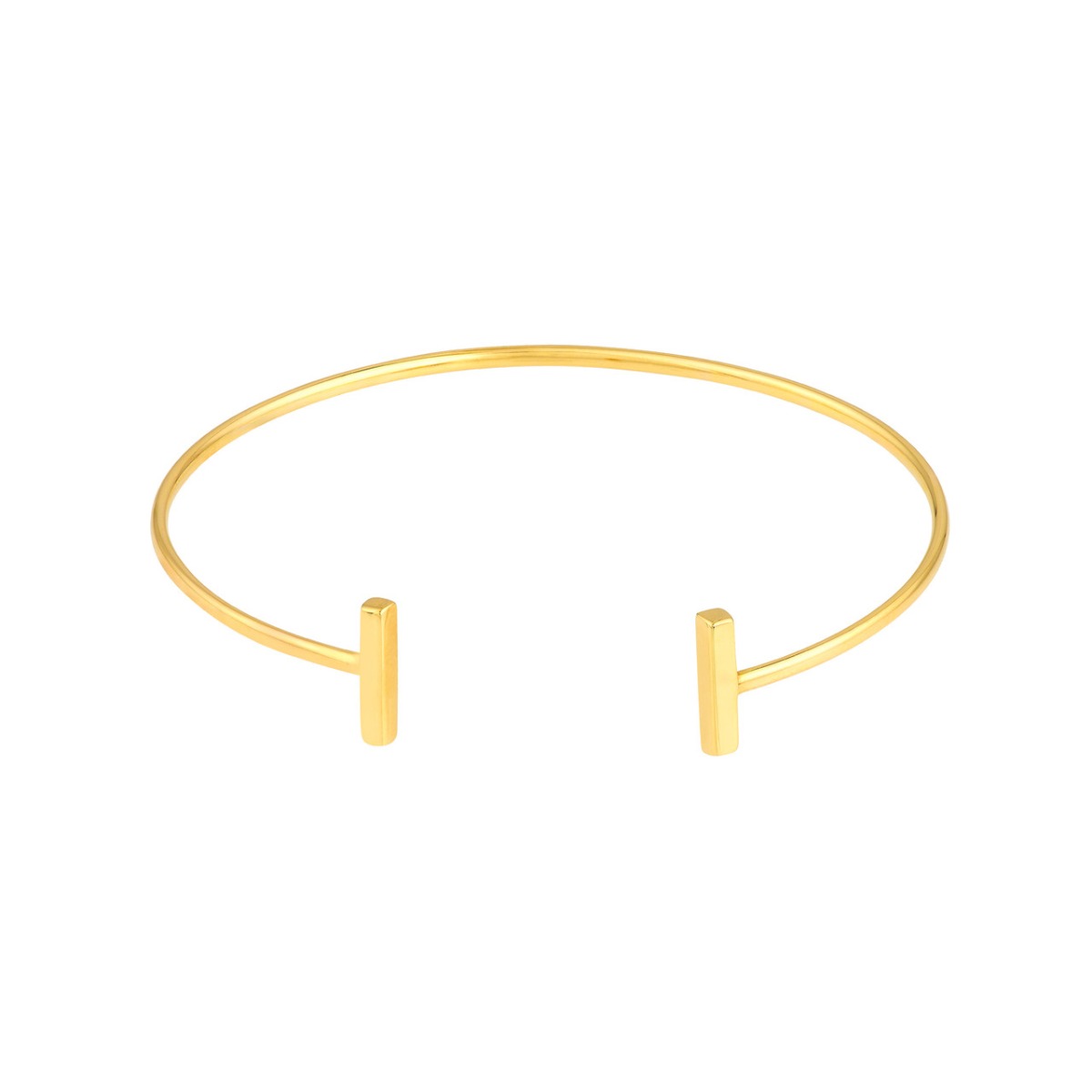 Staple Bar Cuff Gold Bangle