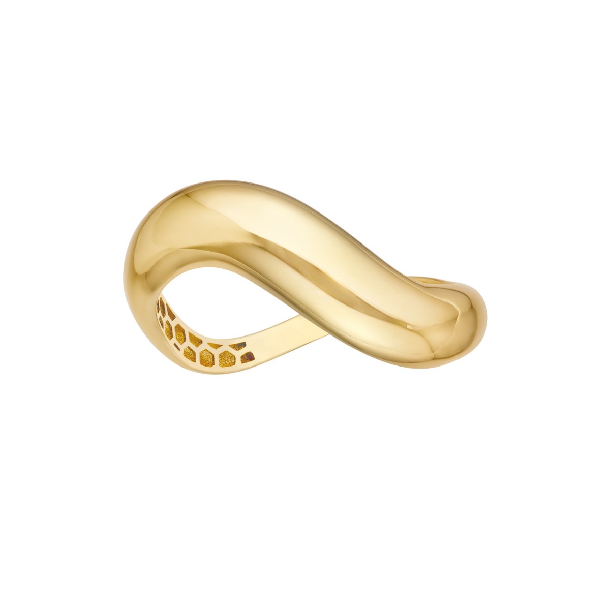 Gold Wave Ring