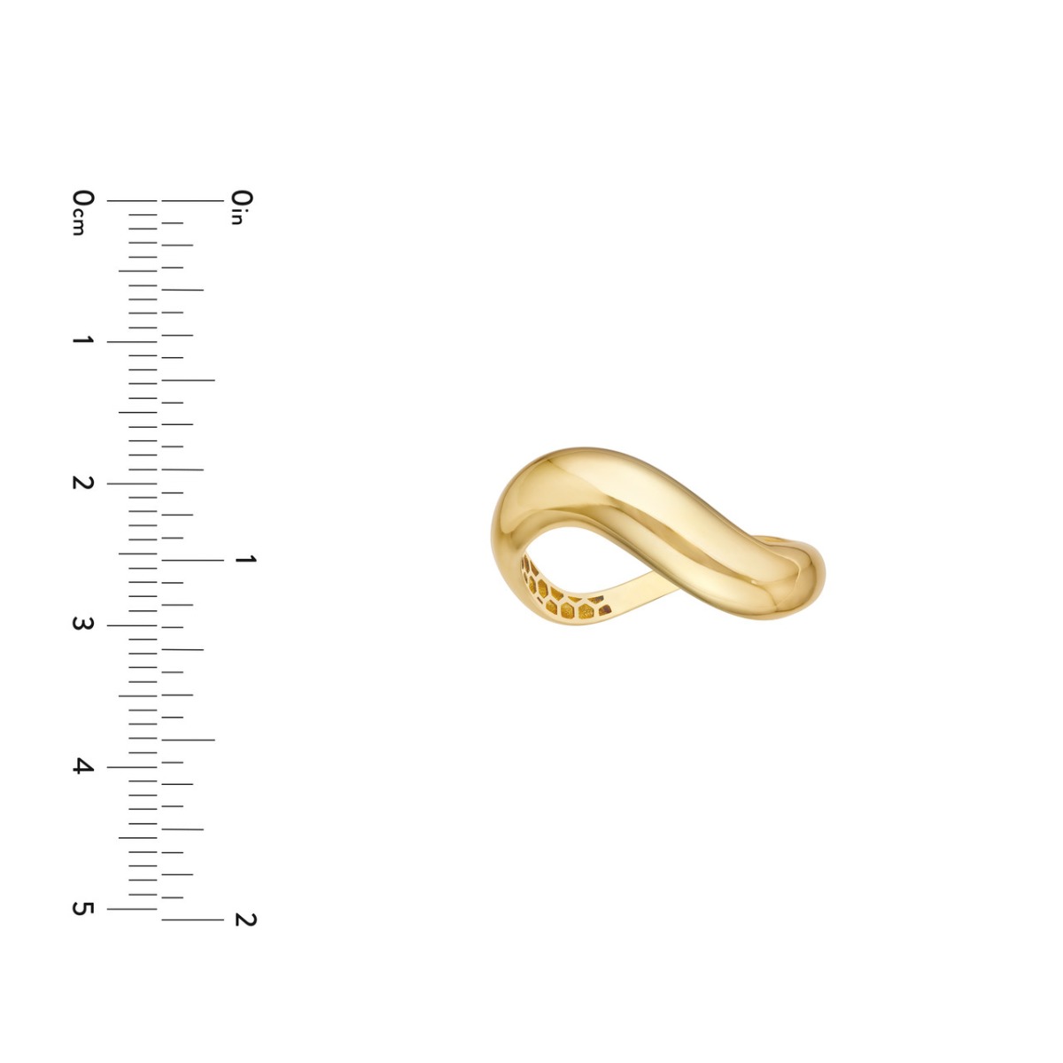 Gold Wave Ring