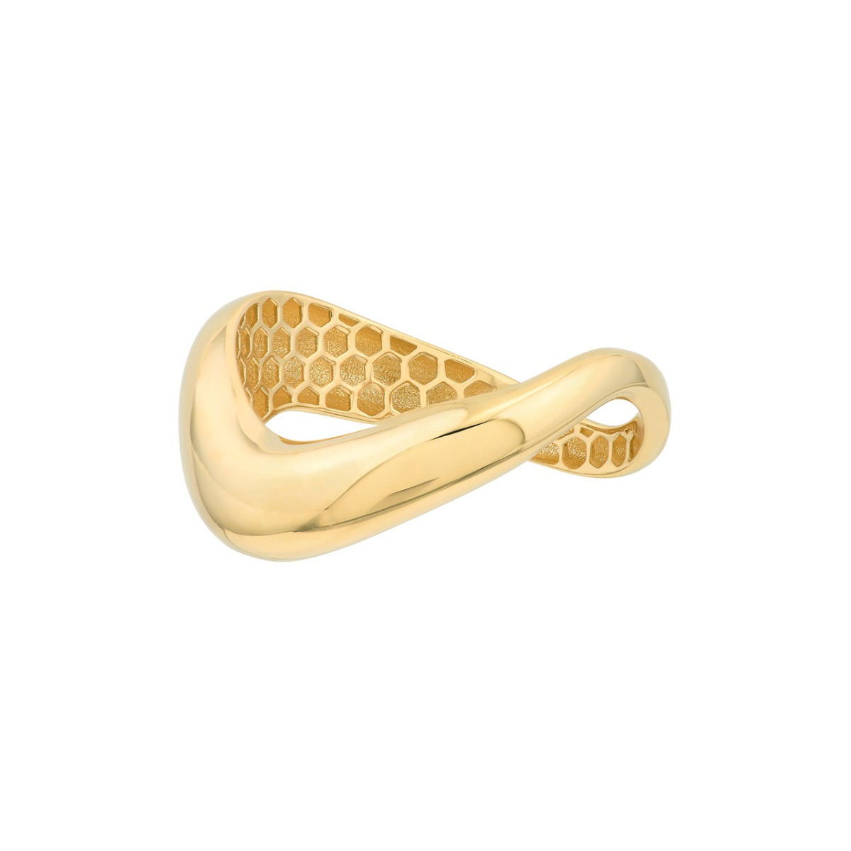 Gold Wave Ring