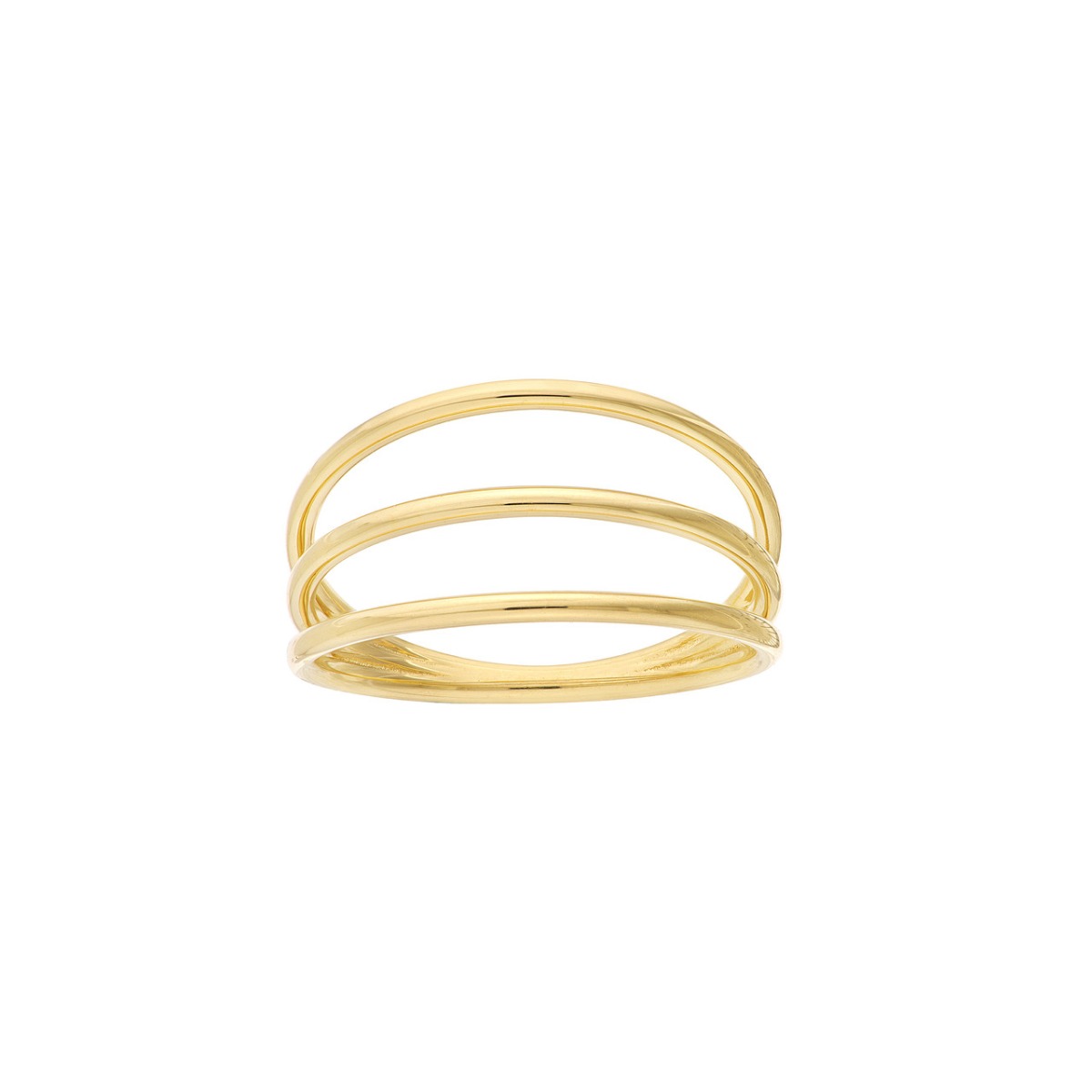 Triple Domed Gold Wire Ring